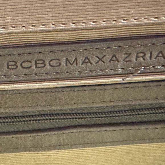 BCBGMAXAZRIA, Wristlet or Clutch, Leather Studded Purse, Taupe, - Picture 9 of 16